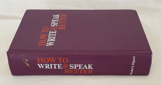 How to Write & Speak Better by Reader's Digest