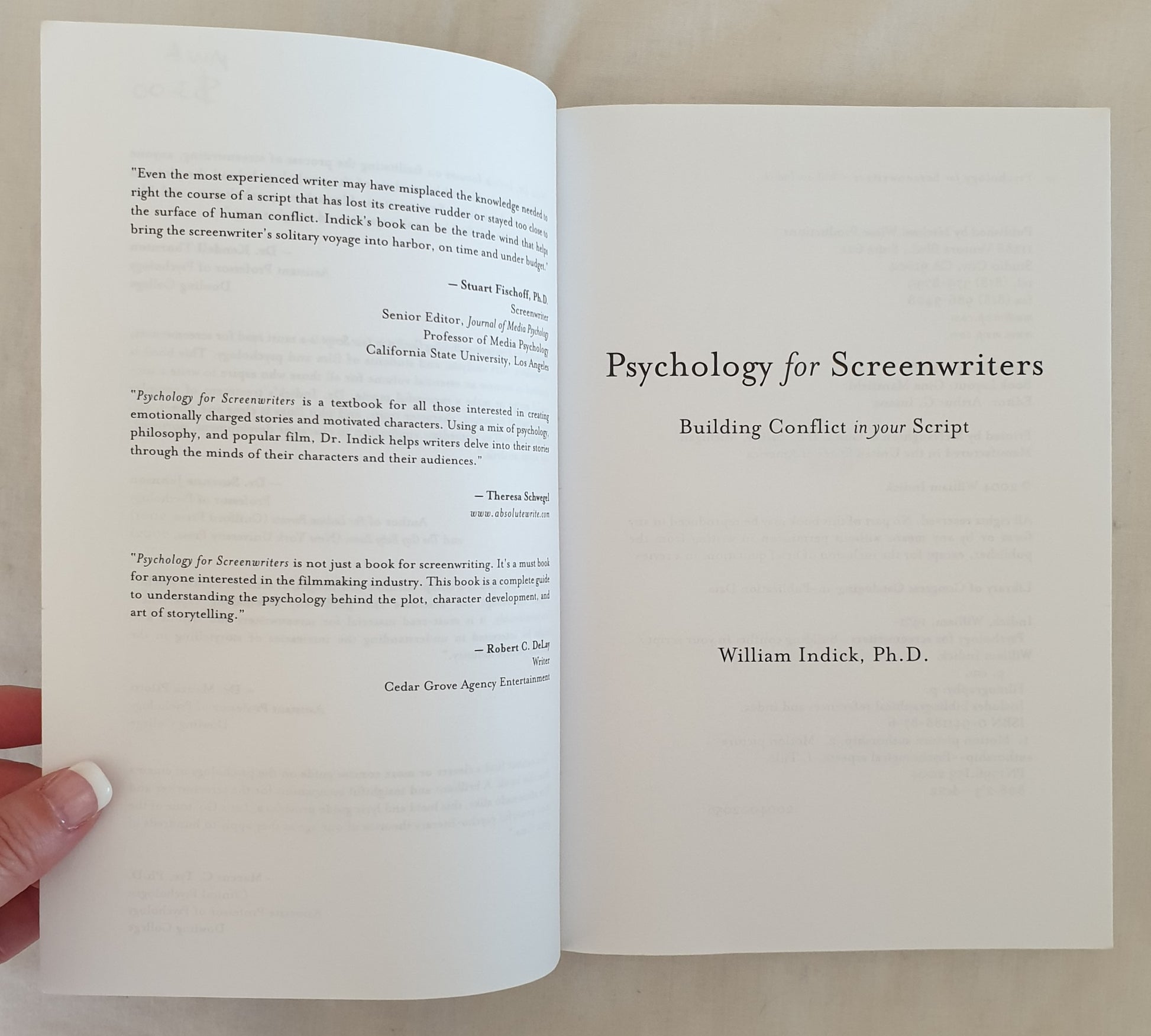 Psychology for Screenwriters: Building Conflict in Your Script (2nd Ed) –  Michael Wiese Productions