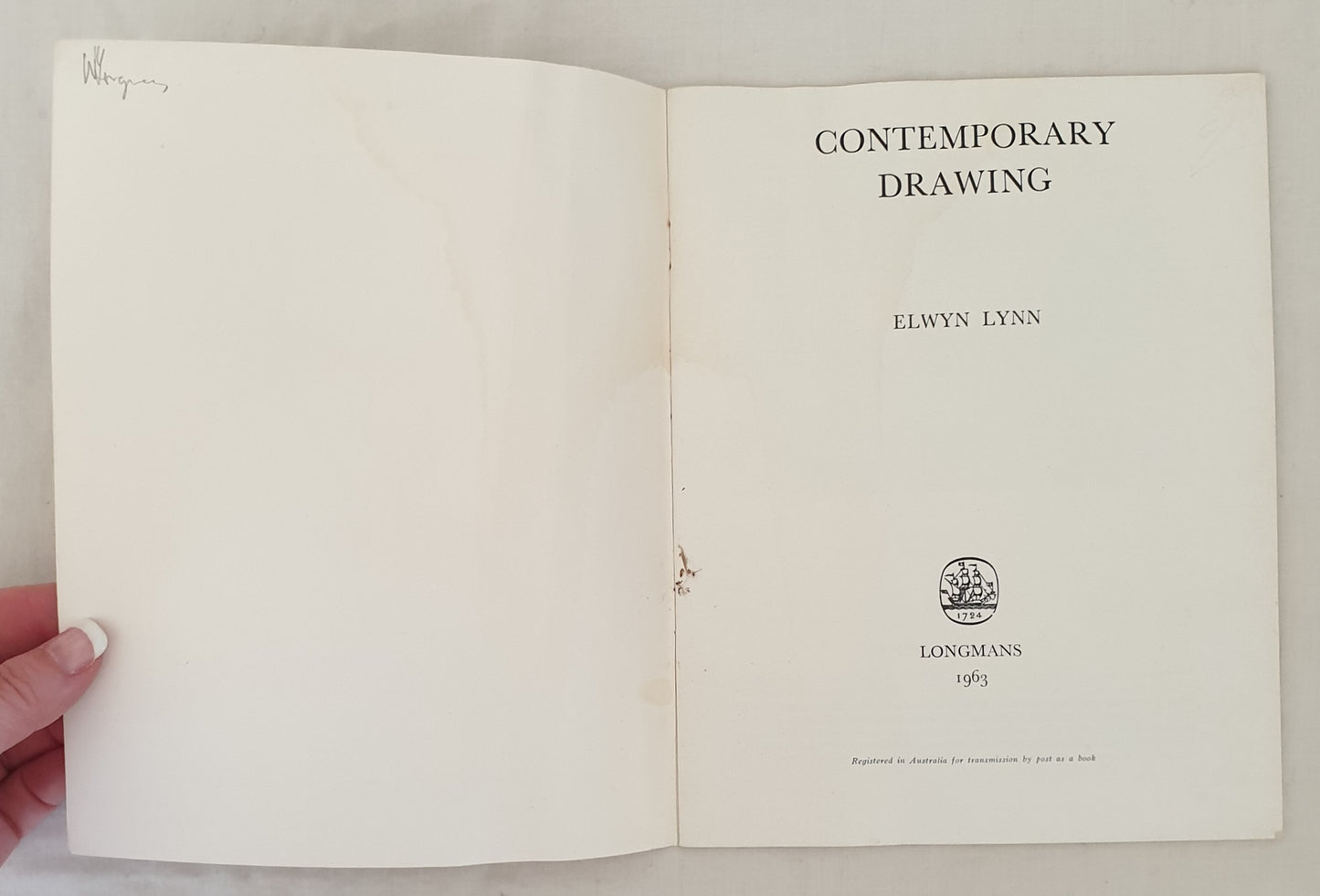 Contemporary Drawing by Elwyn Lynn