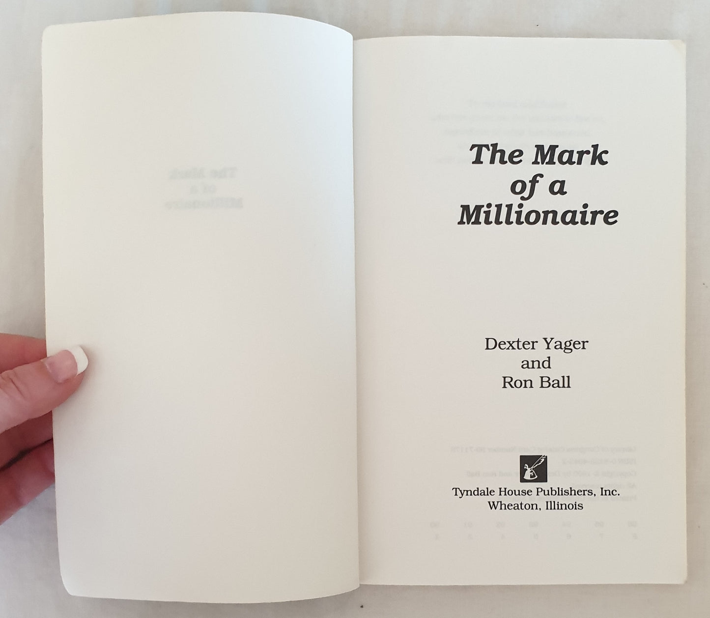 The Mark of a Millionaire by Dexter Yager and Ron Ball