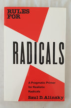Load image into Gallery viewer, Rules For Radicals by Saul D. Alinsky