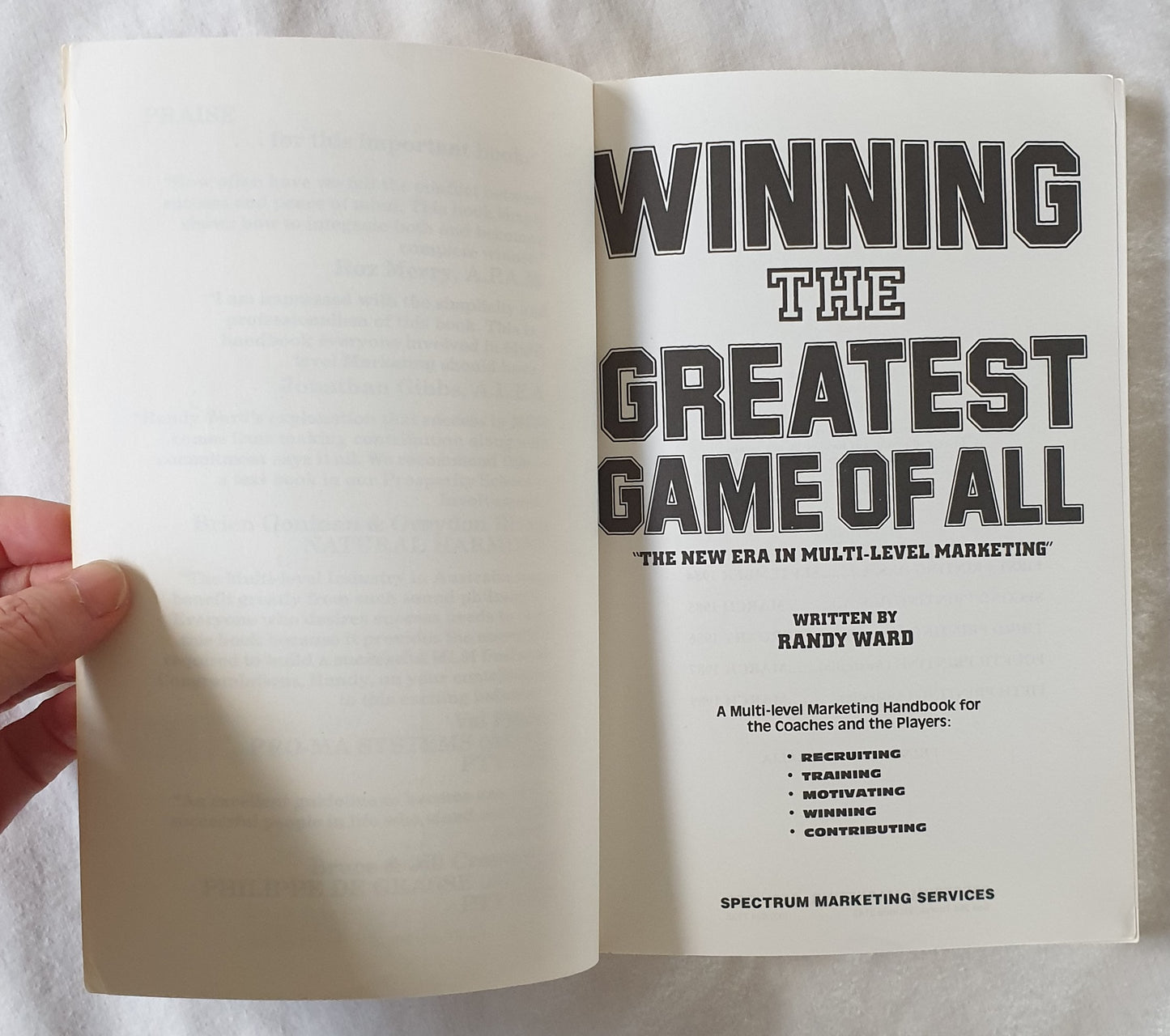 Winning the Greatest Game of All by Randy Ward