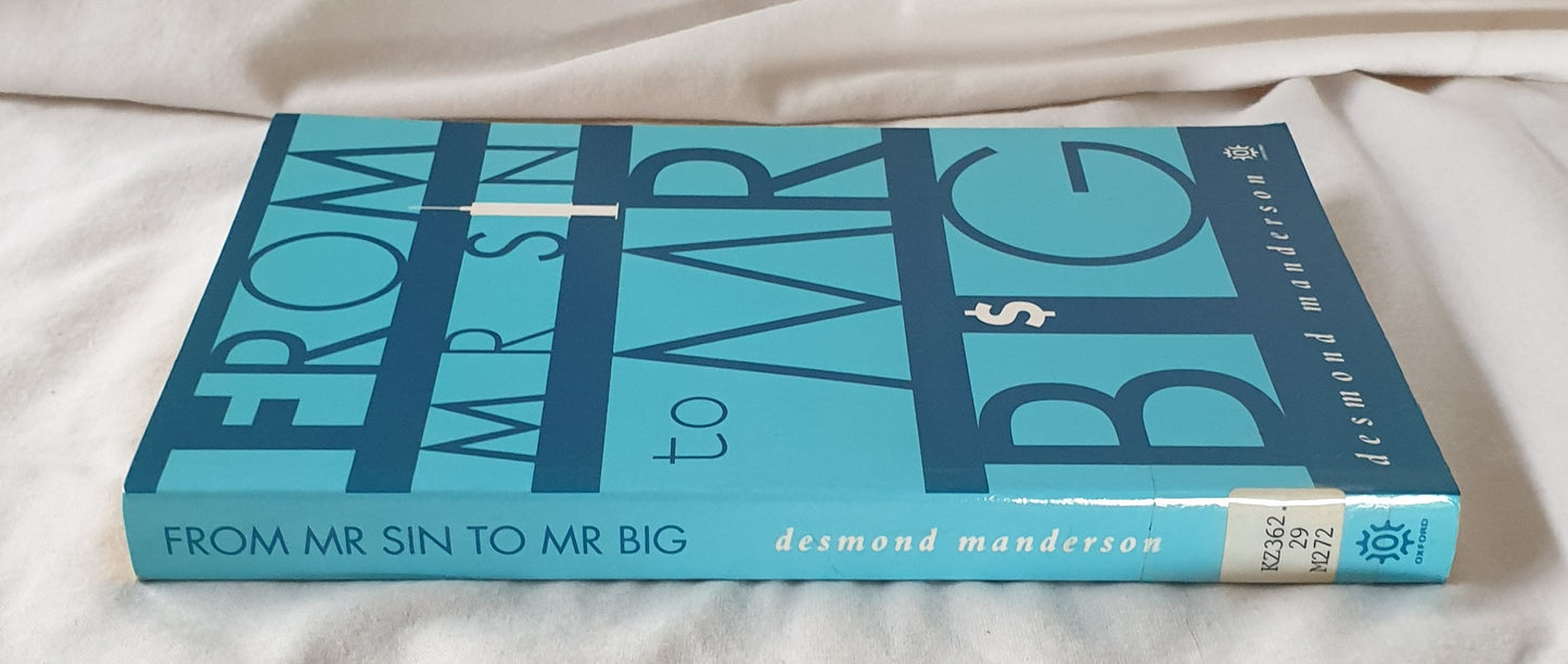 From Mr Sin to Mr Big  A History of Australian Drug Laws  by Desmond Manderson