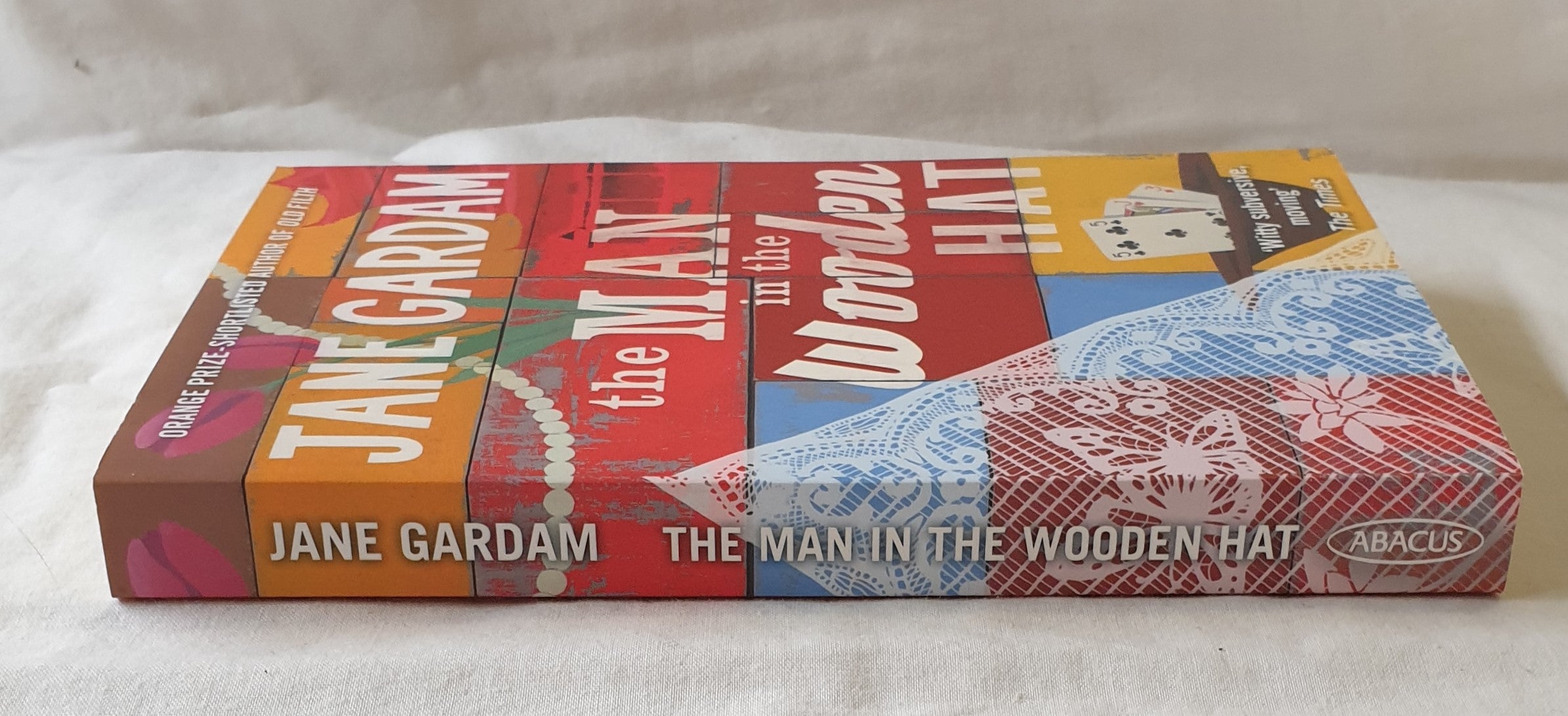 The man in store the wooden hat