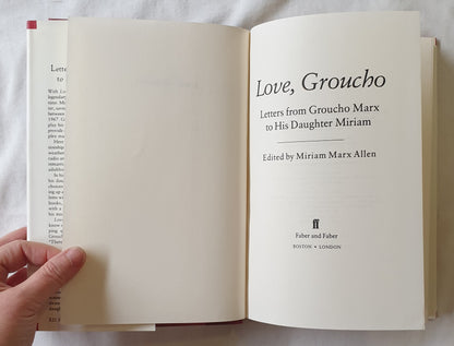 Love, Groucho by Miriam Marx Allen