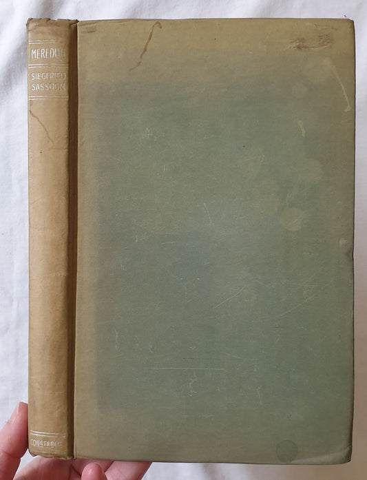 Meredith by Siegfried Sassoon
