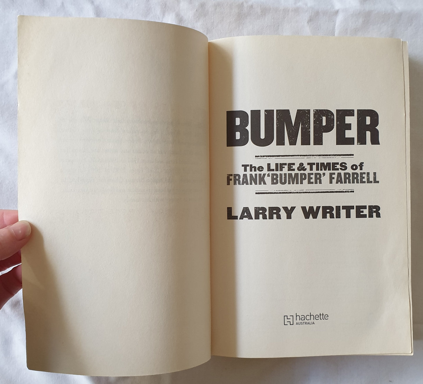 Bumper by Larry Writer