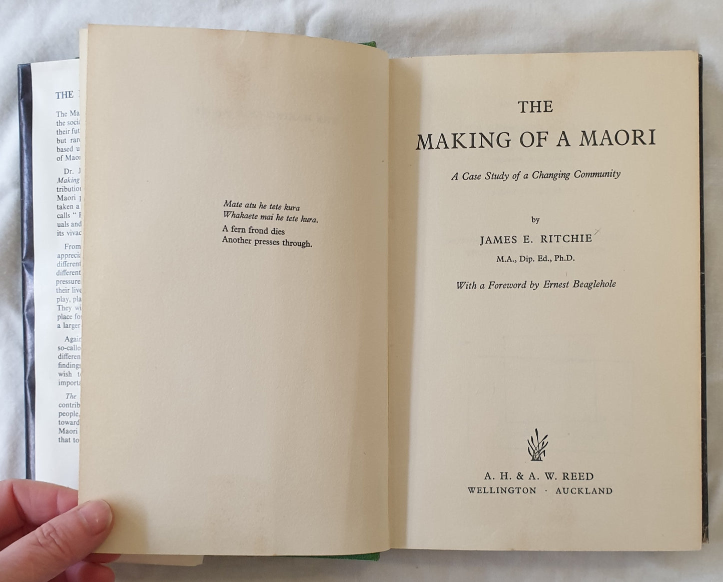 The Making of a Maori by James E. Ritchie