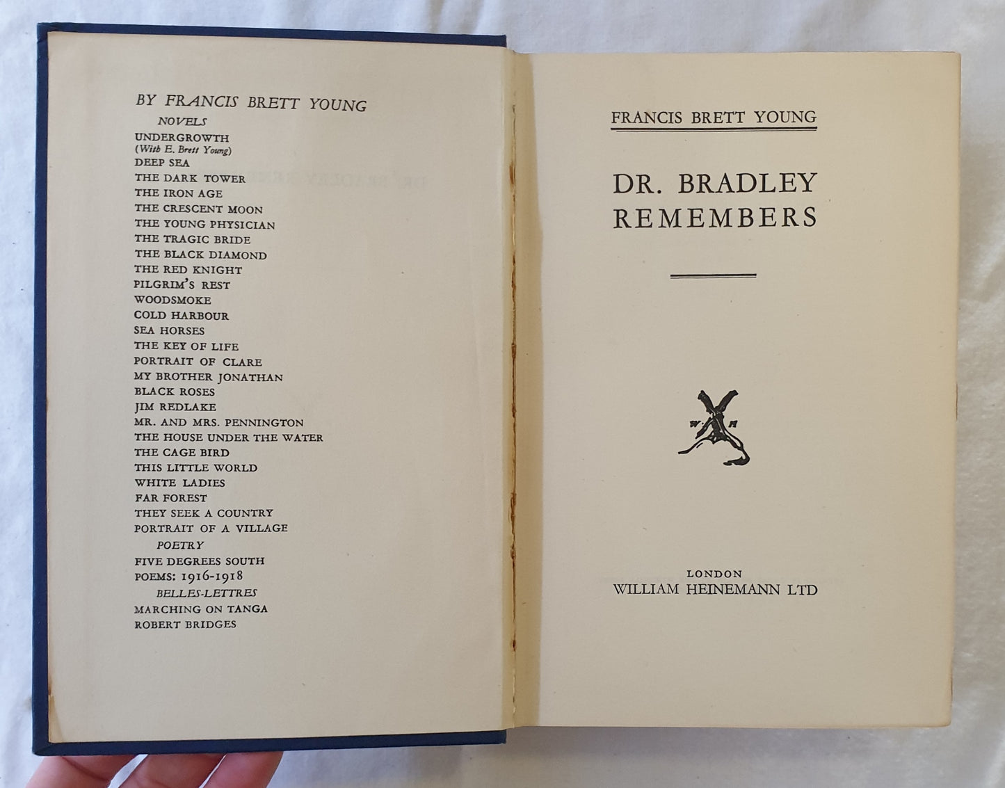 Dr. Bradley Remembers by Francis Brett Young