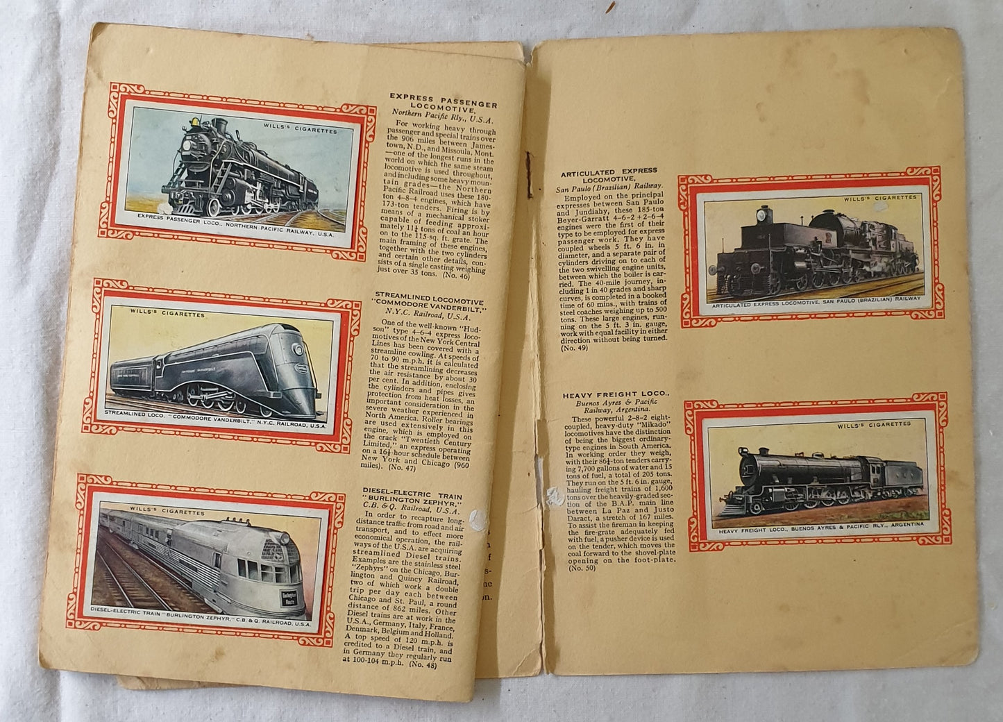 An Album of Railway Engines Issued by W. D. & H. O. Wills