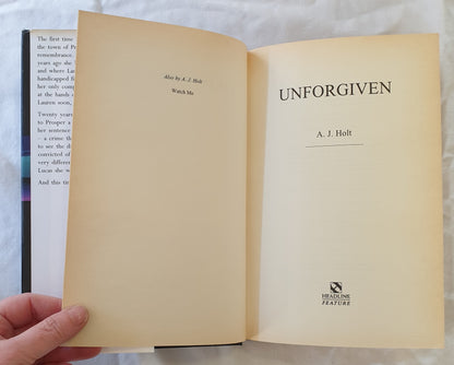Unforgiven by A. J. Holt