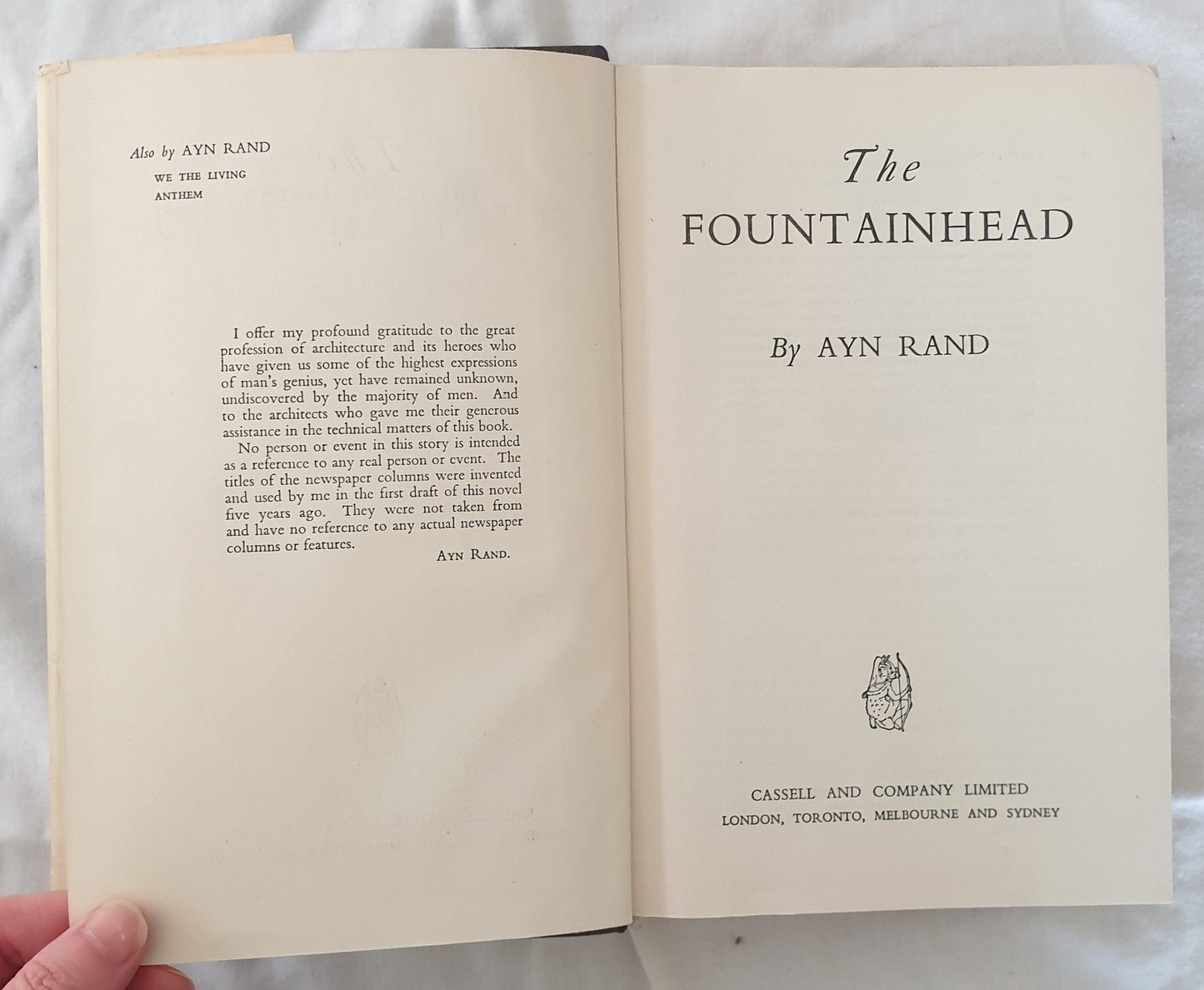 The Fountainhead by Ayn Rand