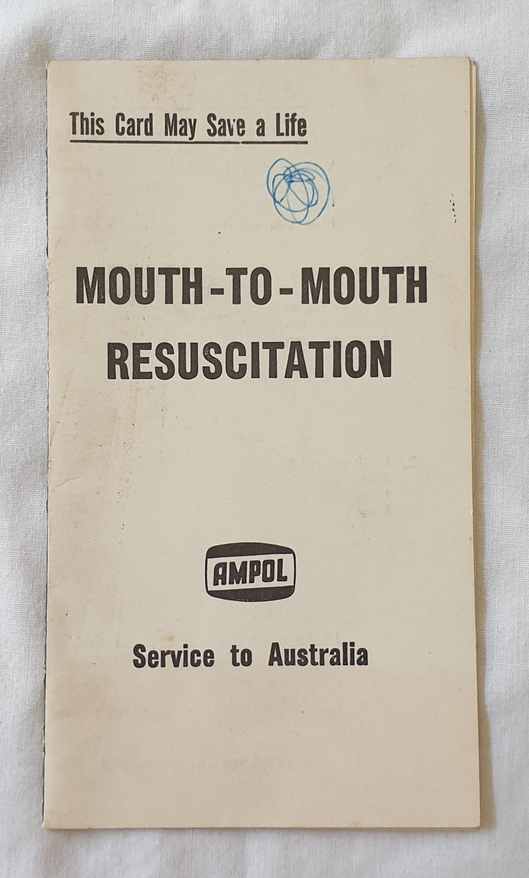 Mouth-To-Mouth Resuscitation Ampol Community Safety Card