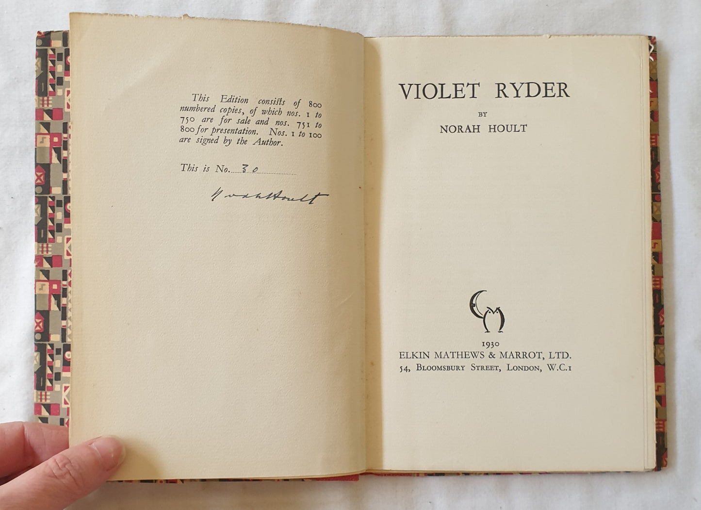 Violet Ryder by Norah Hoult