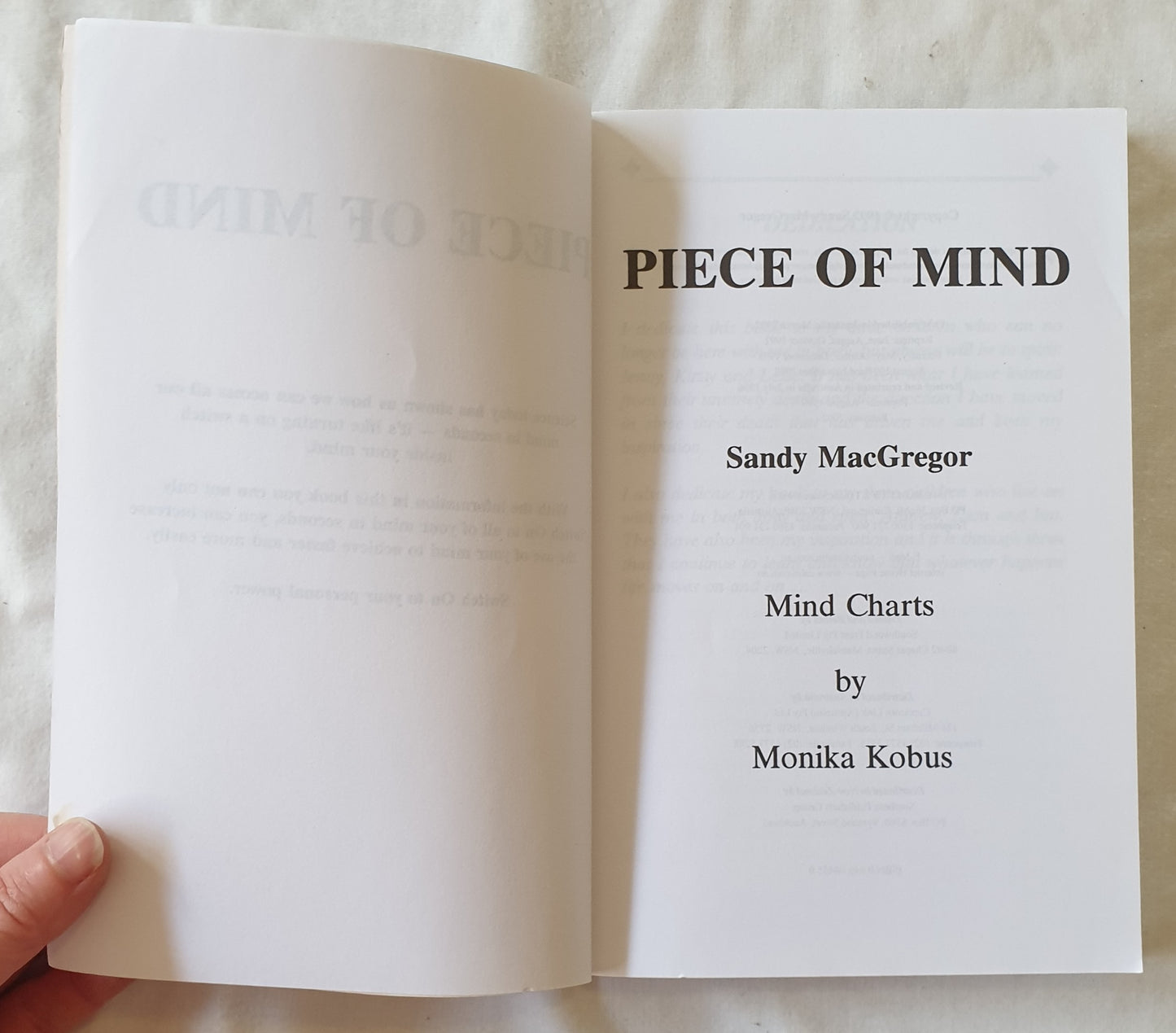 Piece of Mind by Sandy MacGregor