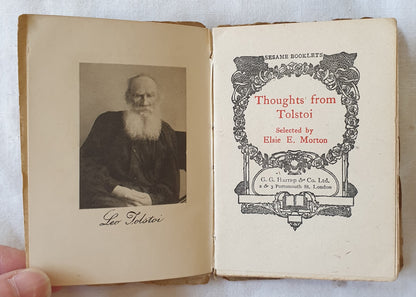 Thoughts from Tolstoi  Selected by Elsie E. Morton