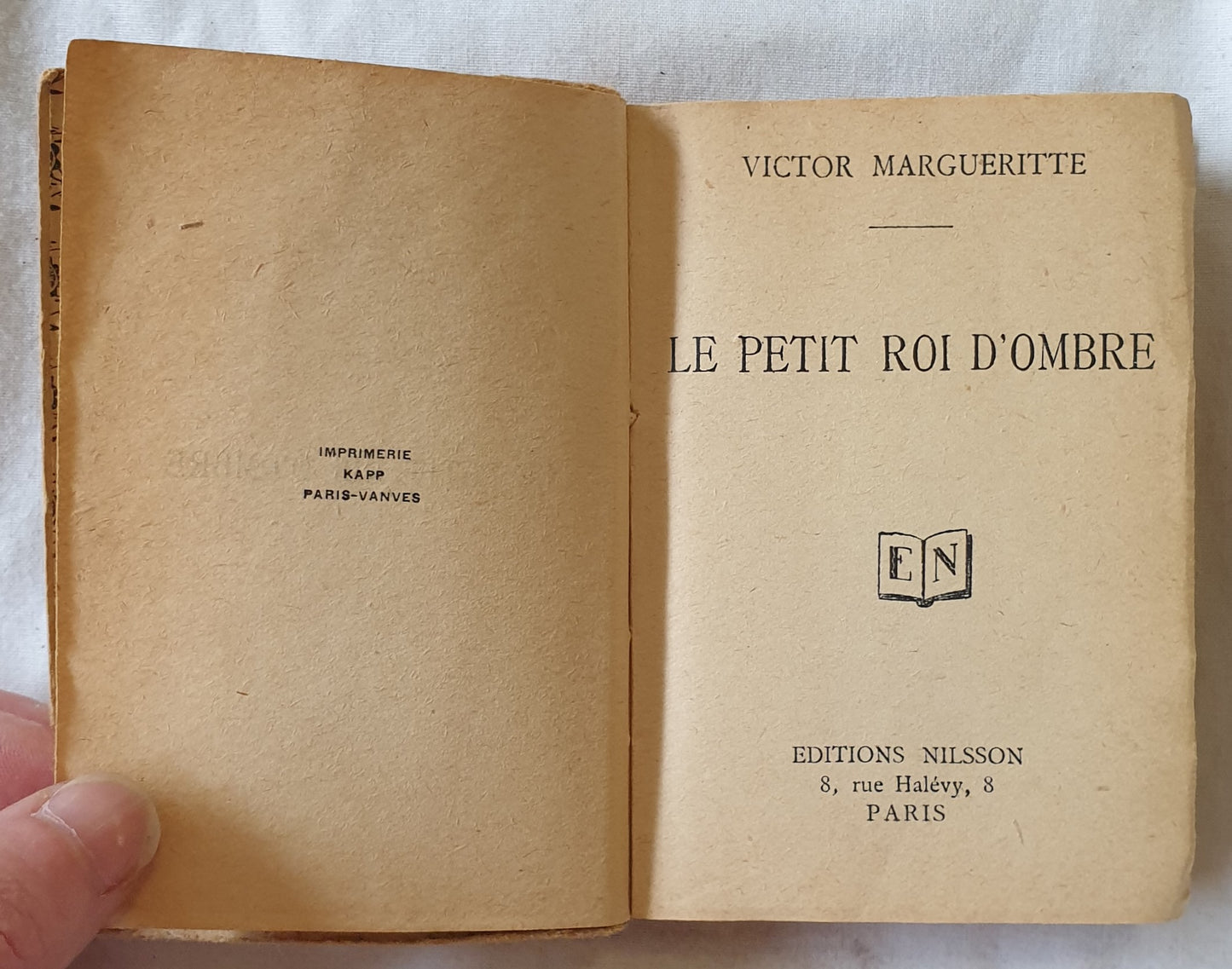 Le Petit Roi D’Ombre by Victor Margueritte