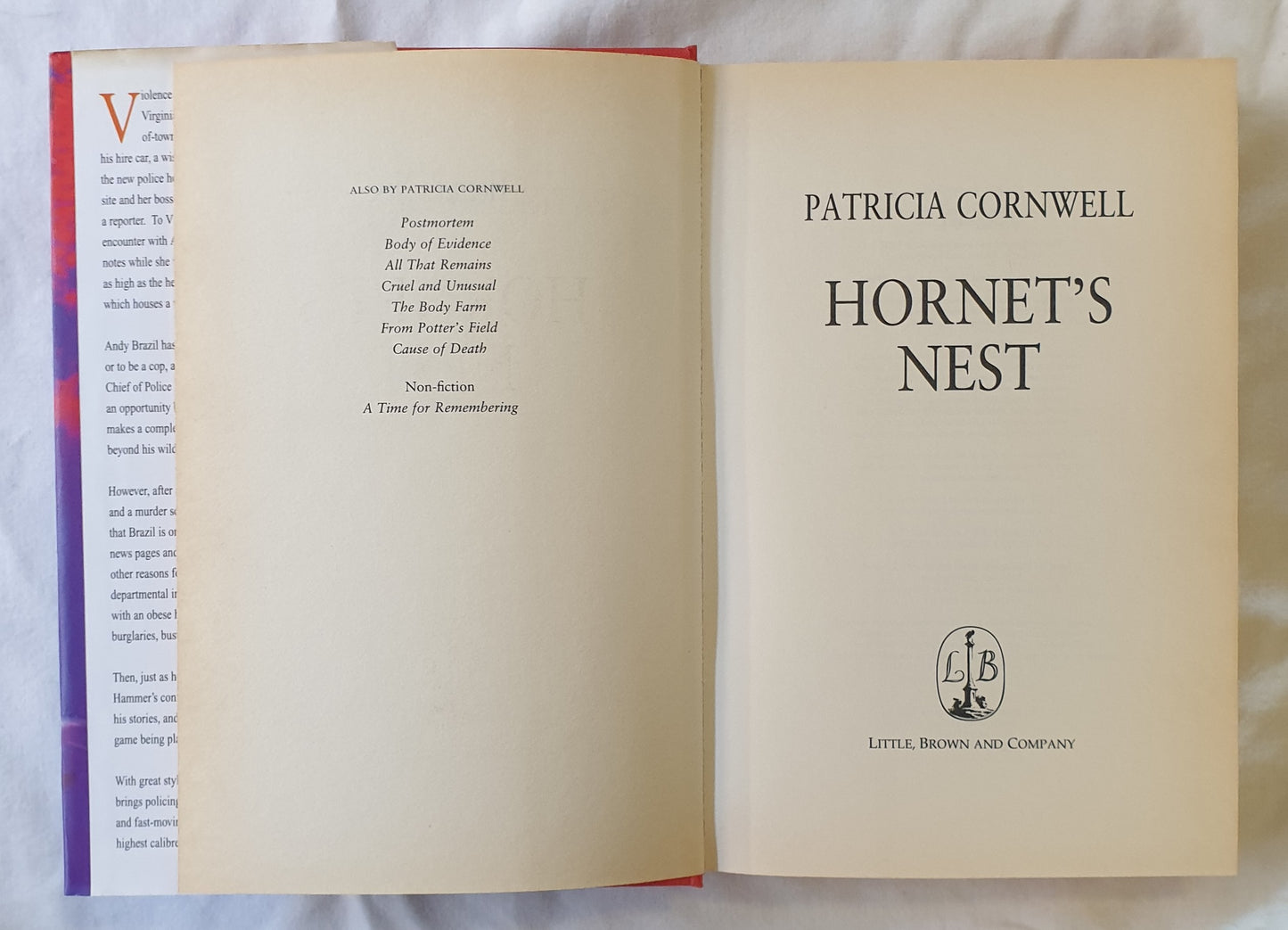 Hornet’s Nest by Patricia Cornwell