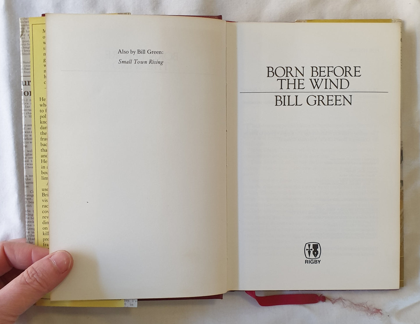 Born Before The Wind by Bill Green
