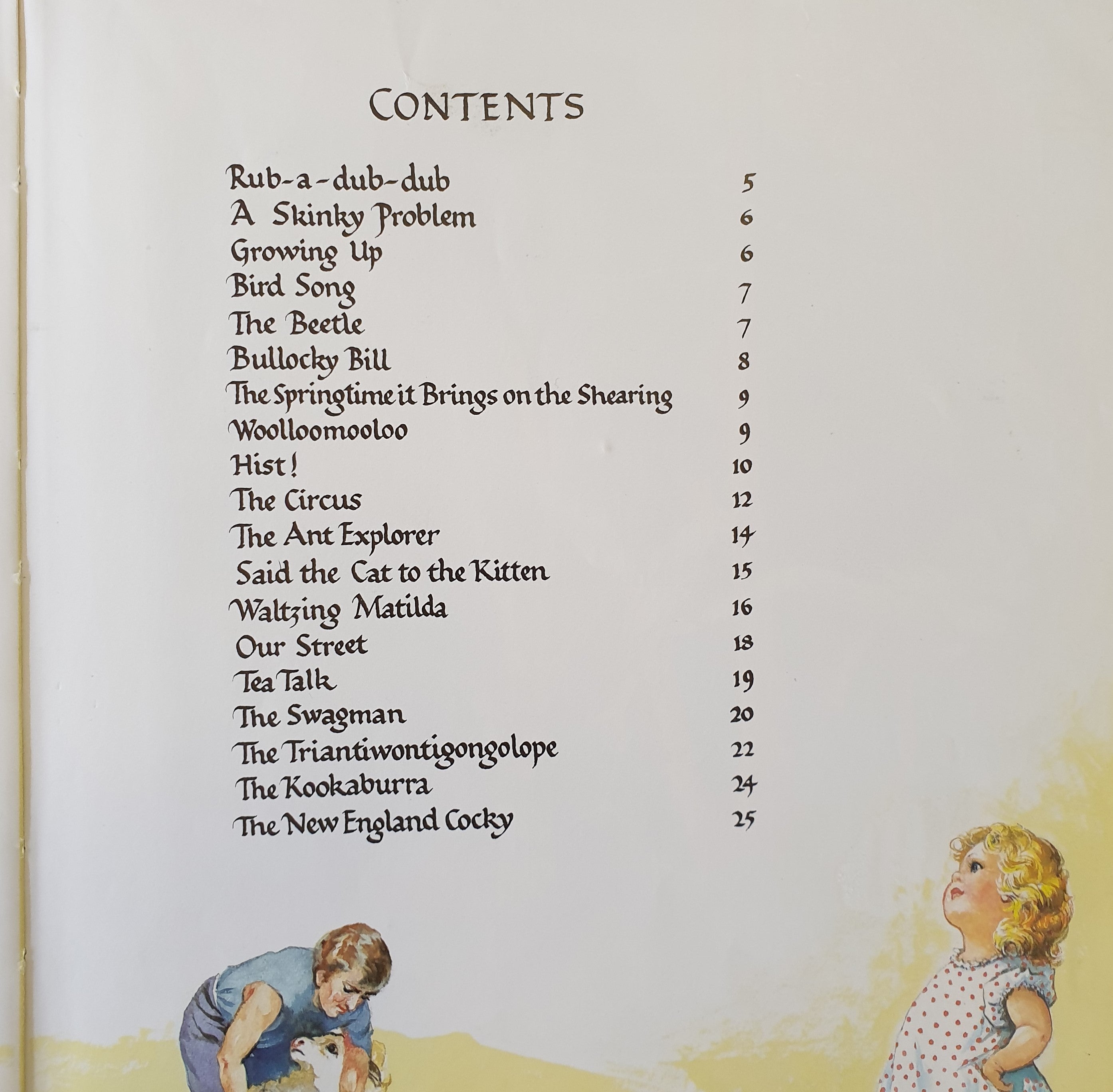 Australian Poems To Read To The Very Young – Morgan's Rare Books