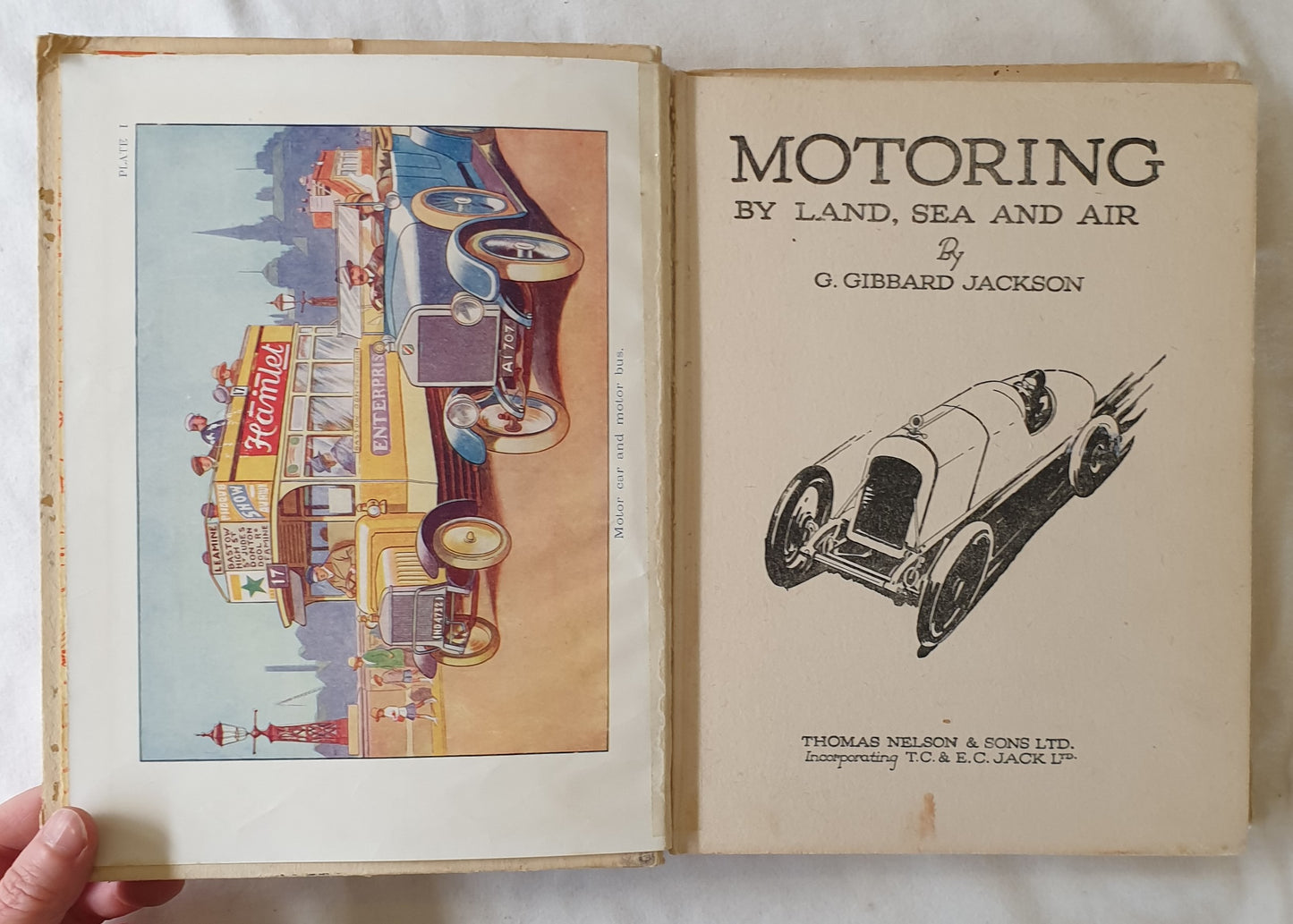 Motoring By Land, Sea and Air by G. Gibbard Jackson