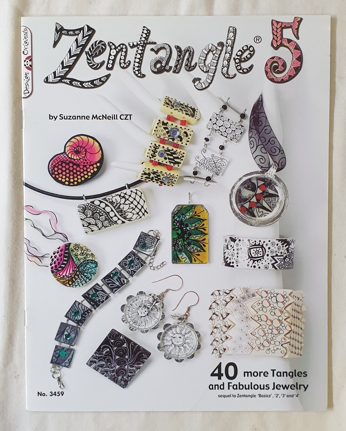 Zentangle 5  40 more tangles and Fabulous Jewelry  by Suzanne MCNeill