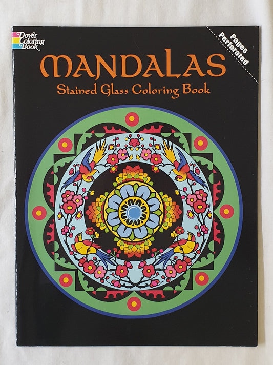 Mandalas Stained Glass Coloring Book by Marty Noble