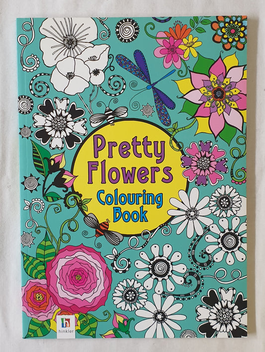 Pretty Flowers Colouring Book Illustrated by Hannah Davies