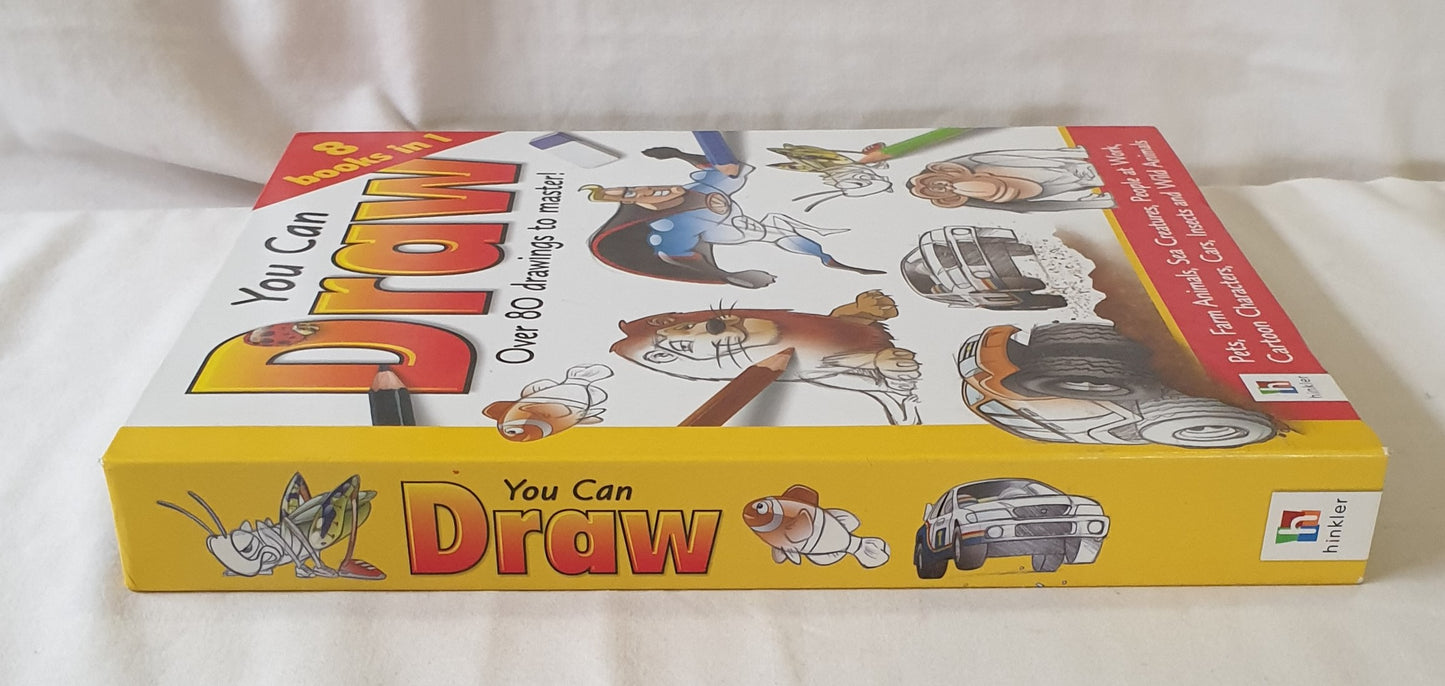 You Can Draw  Over 80 drawings to master!  8 books in 1  by Damien Toll