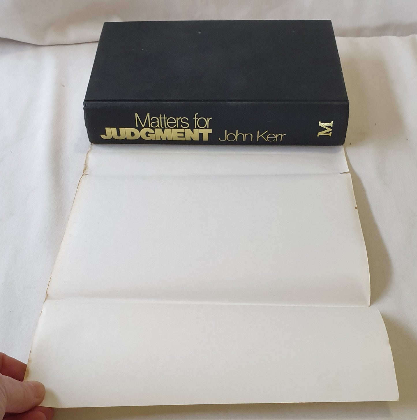 Matters for Judgment An Autobiography by John Kerr
