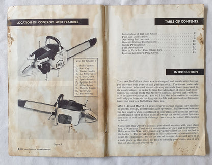 MAC 1-10  MAC 2-10 Chainsaws Owner’s Manual