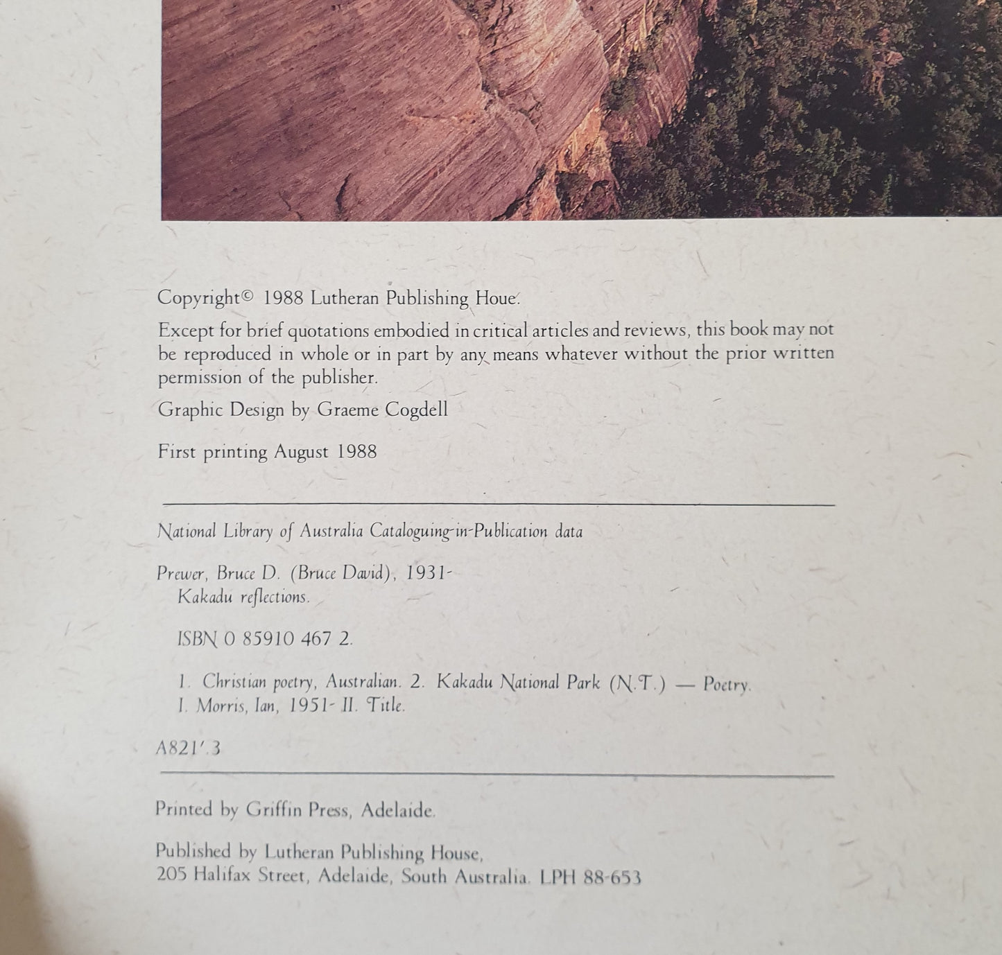 Kakadu Reflections by Bruce Prewer