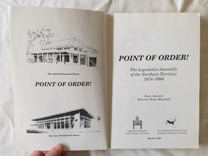 Point of Order! by Dean Jaensch and Deborah Wade-Marshall