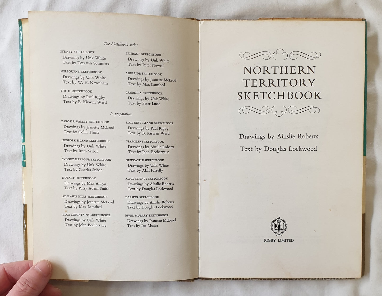 Northern Territory Sketchbook by Ainslie Roberts and Douglas Lockwood