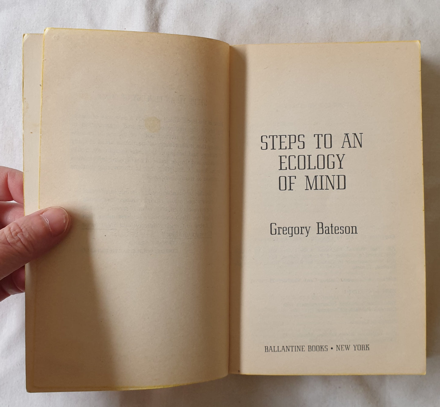 Steps to an Ecology of Mind by Gregory Bateson