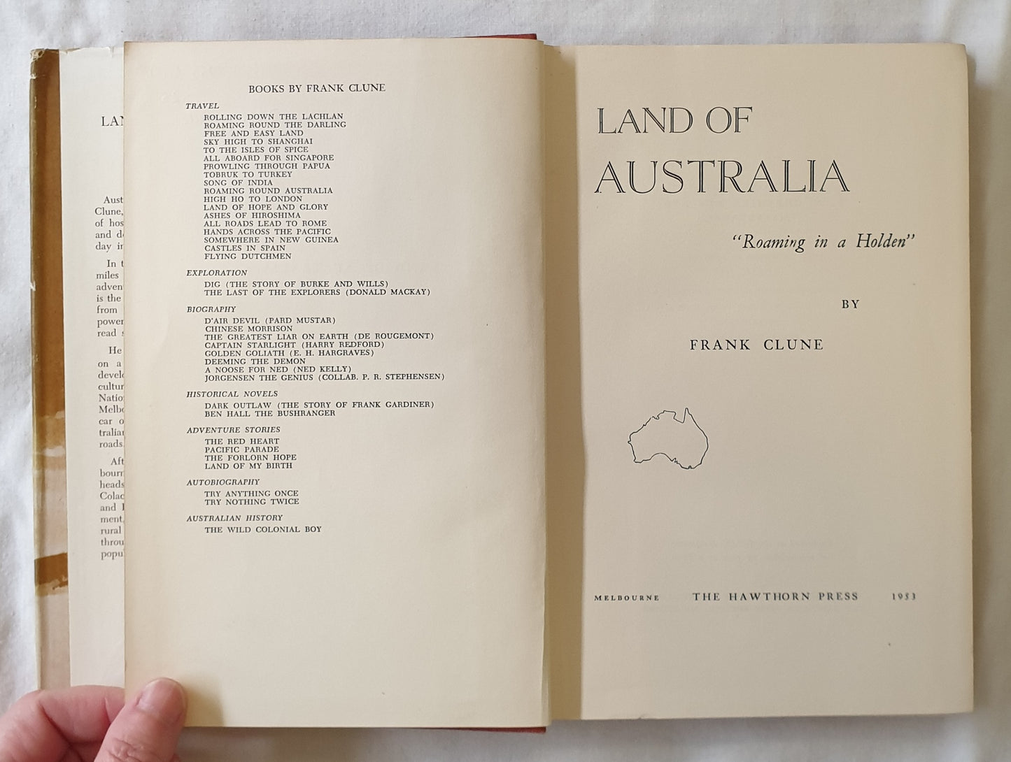 Land of Australia by Frank Clune