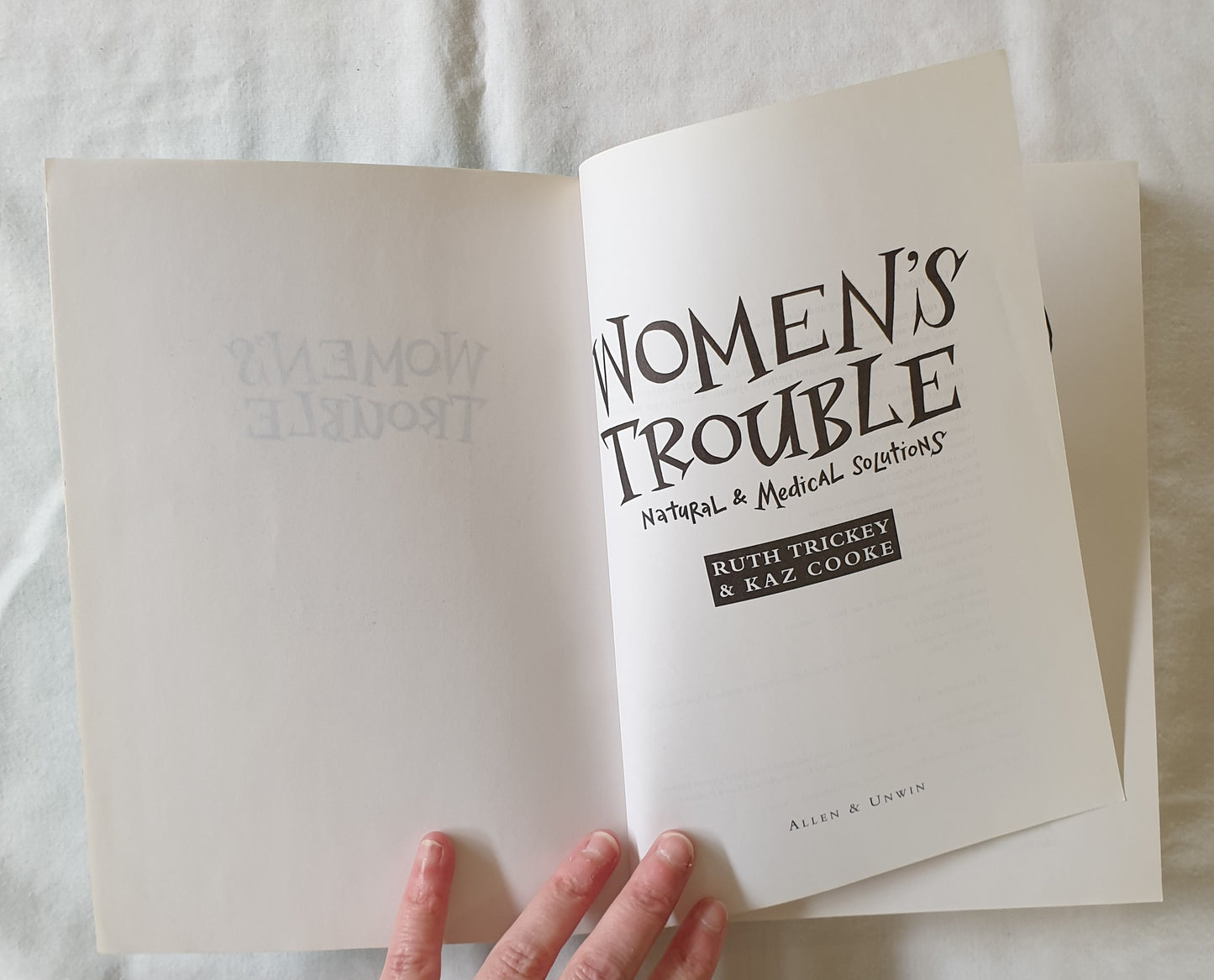 Women’s Trouble by Ruth Trickey and Kaz Cooke