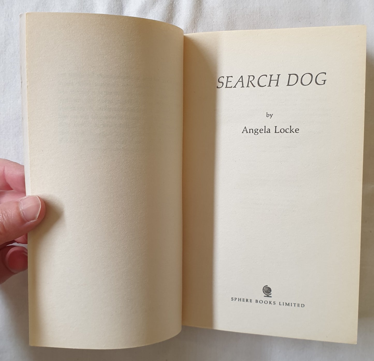 Search Dog by Angela Locke