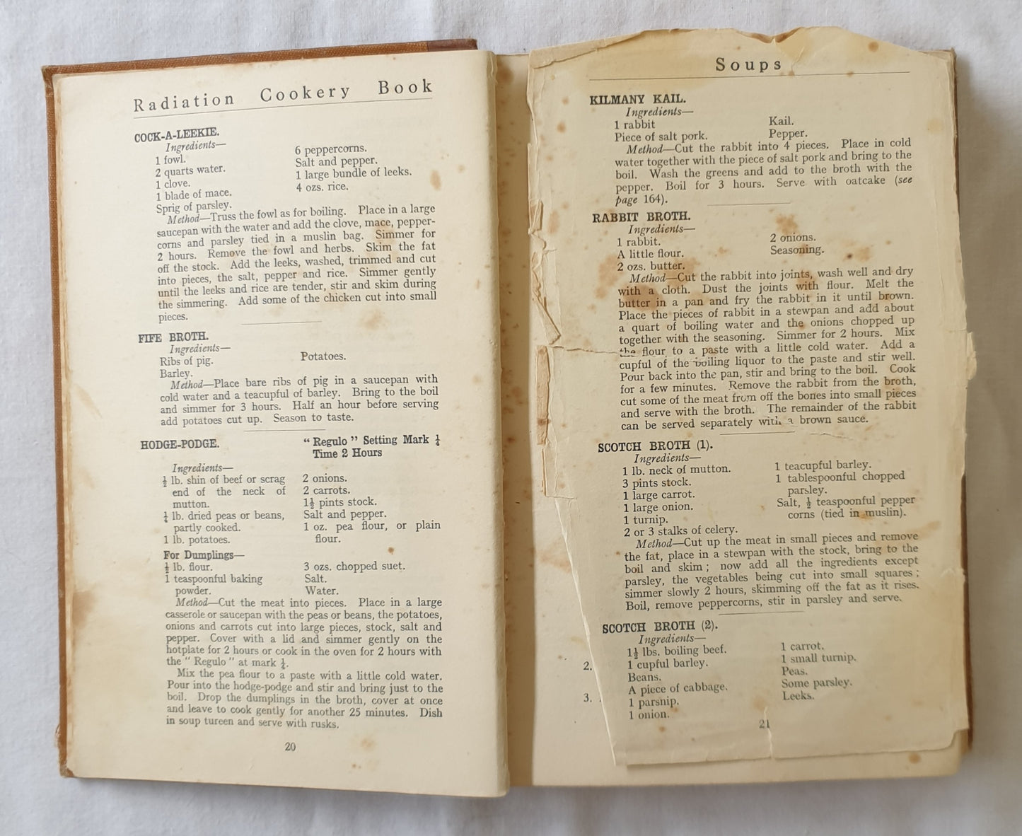 Radiation Cookery Book by Radiation