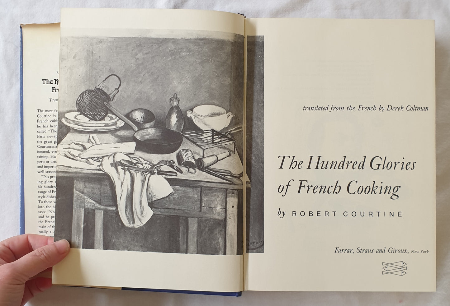 The Hundred Glories of French Cooking by Robert Courtine