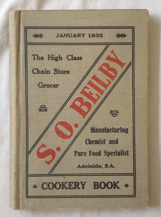 S. O. Beilby Cookery Book by S. O. Beilby