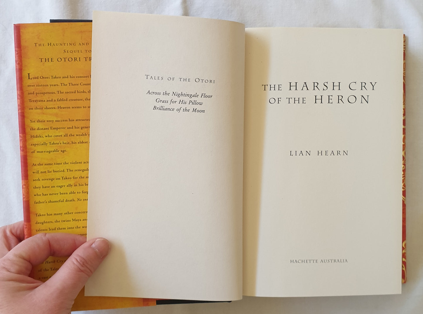 The Harsh Cry of the Heron Tales of the Otori by Lian Hearn