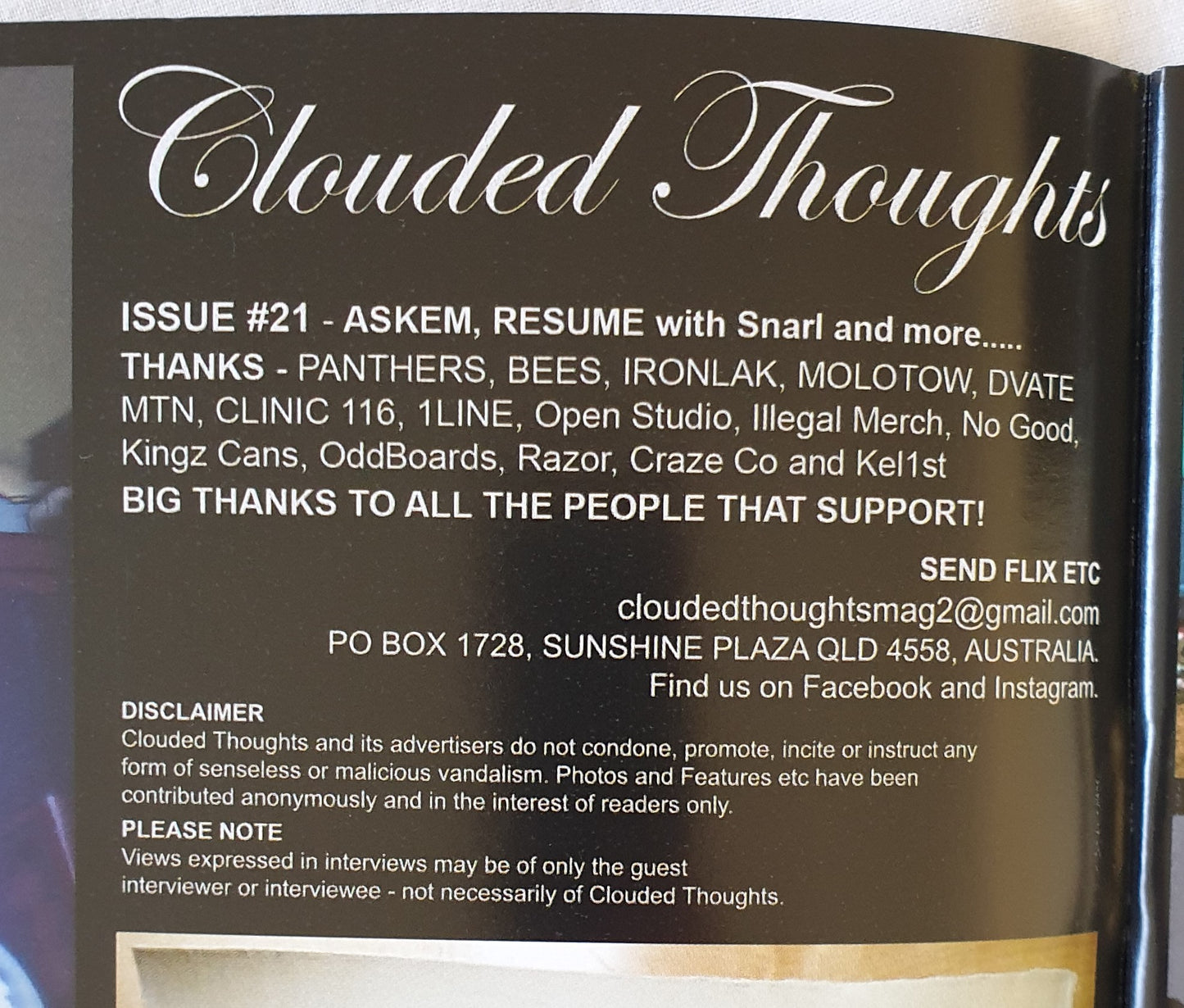 Clouded Thoughts  Issue #21