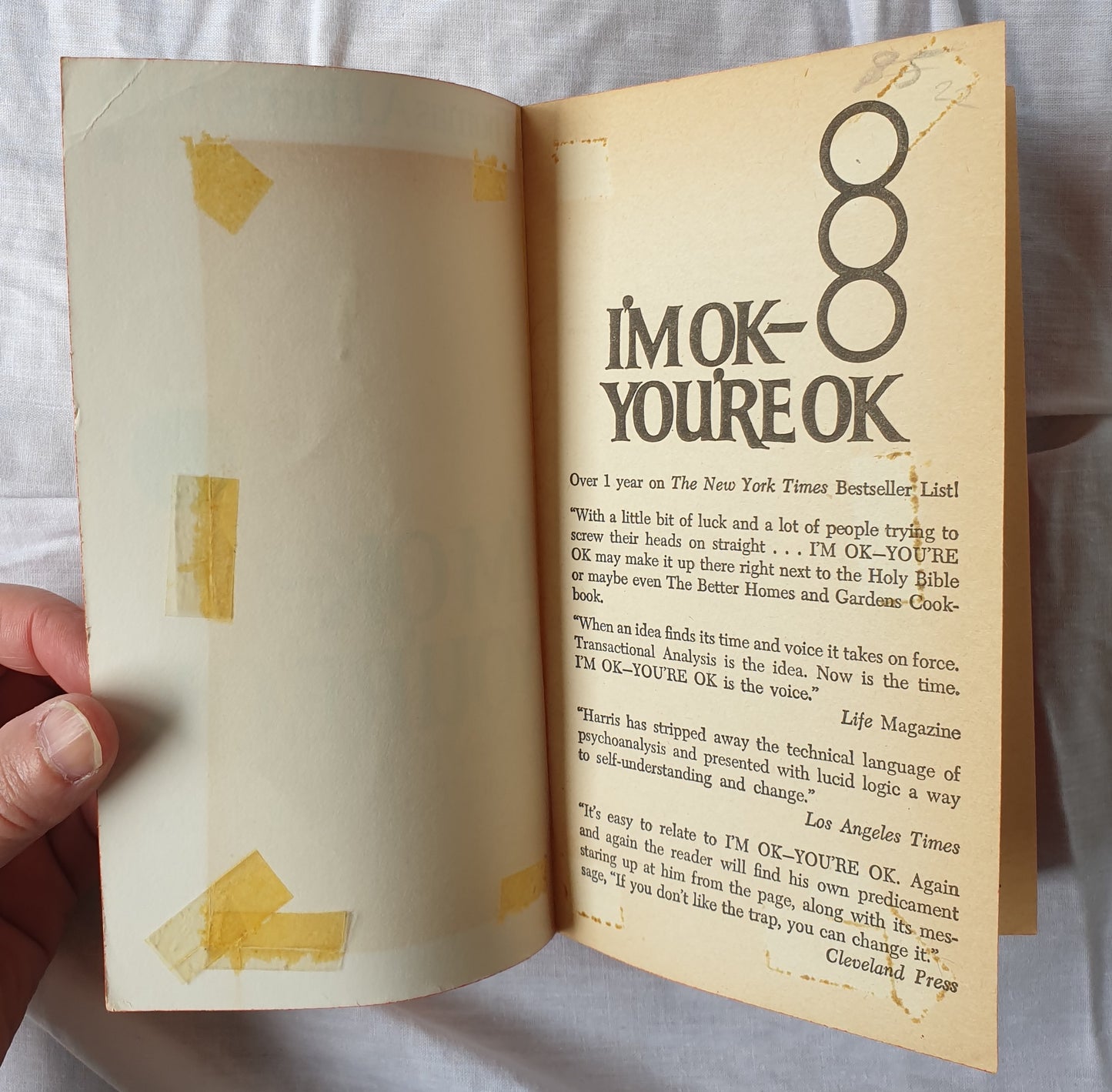I’m OK – You’re OK by Thomas A. Harris