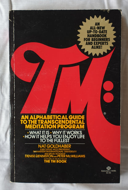 TM  An Alphabetical Guide to the Transcendental Meditation Program  by Nat Goldhaber