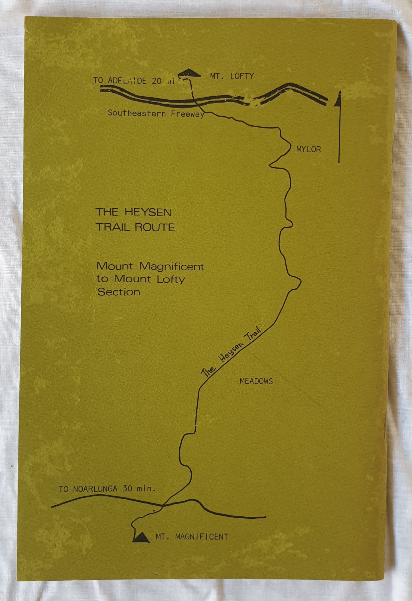 Along the Heysen Trail by David Corbett and Derek Whitelock