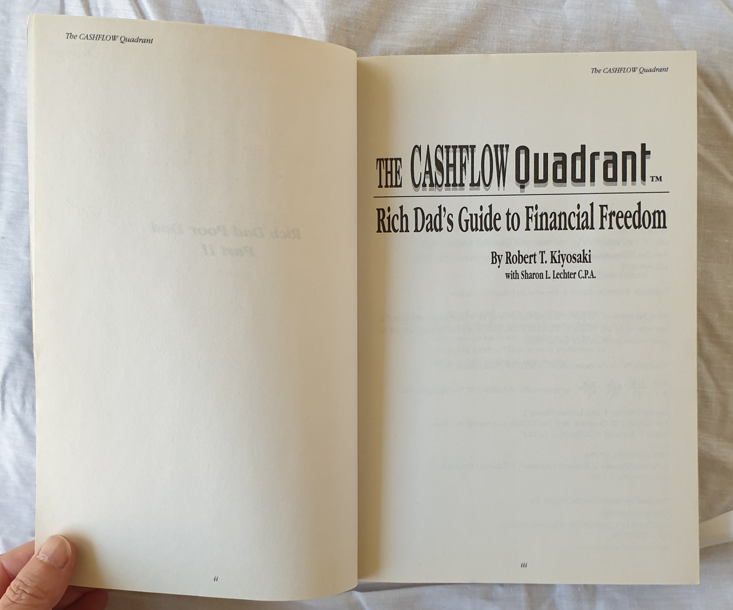 The Cashflow Quadrant by Robert T. Kiyosaki