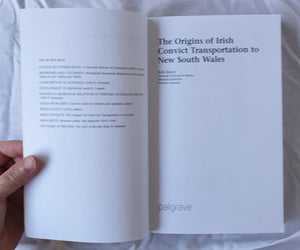 The Origins of Irish Convict Transportation to New South Wales by Bob Reece