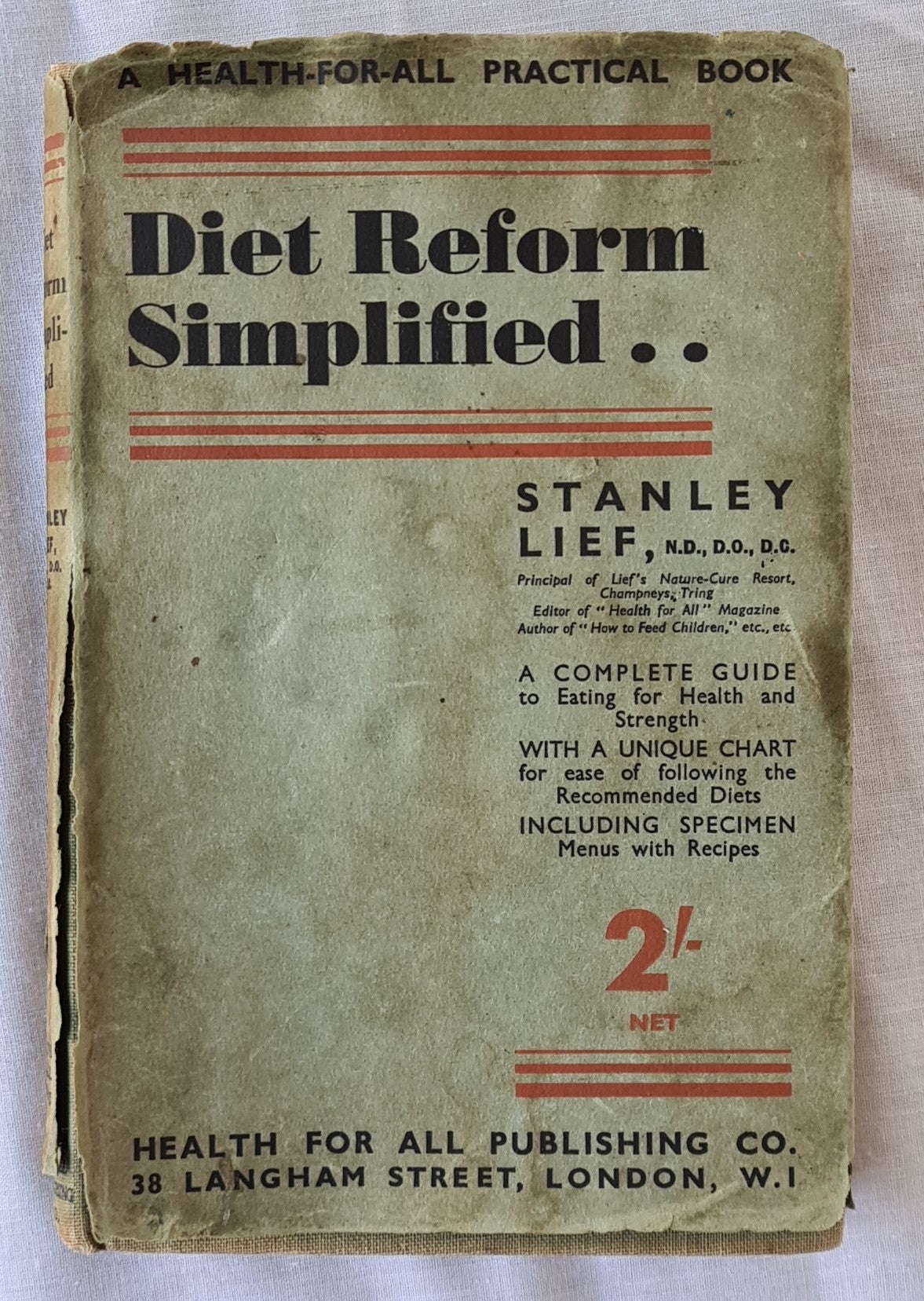 Diet Reform Simplified by Stanley Lief