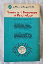 Load image into Gallery viewer, Sense and Nonsense in Psychology by H. J. Eysenck